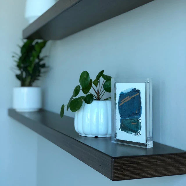 Customer photo review of Baltic Birch Plywood Floating Shelf