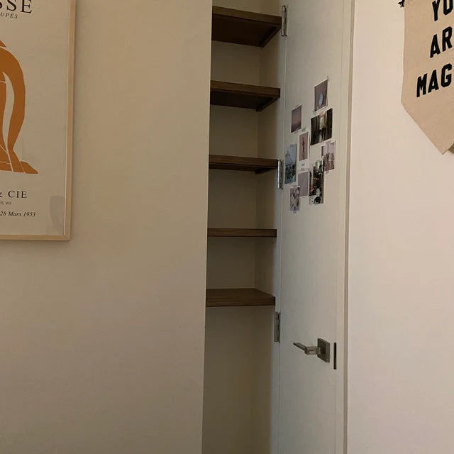 Customer photo review of Baltic Birch Plywood Alcove Shelf