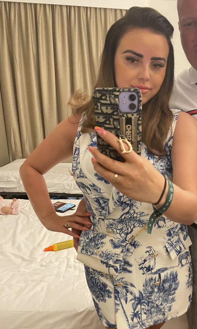 Customer photo review of 16" Lace Clip-in Human Hair Extension (140g)