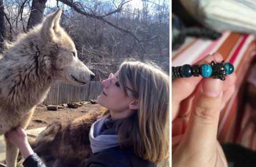 Customer photo review of "Adopt A Wolf" Bracelet