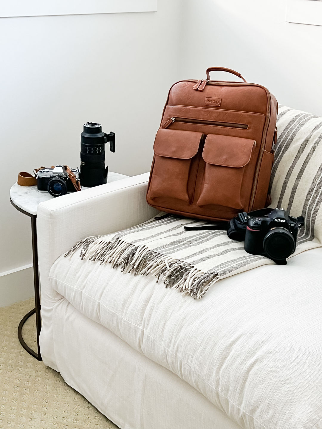 Customer photo review of The Jenessa - Our Full Size Camera Backpack