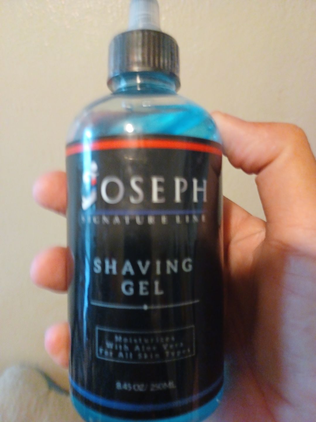 Customer photo review of Clear Shave Gel