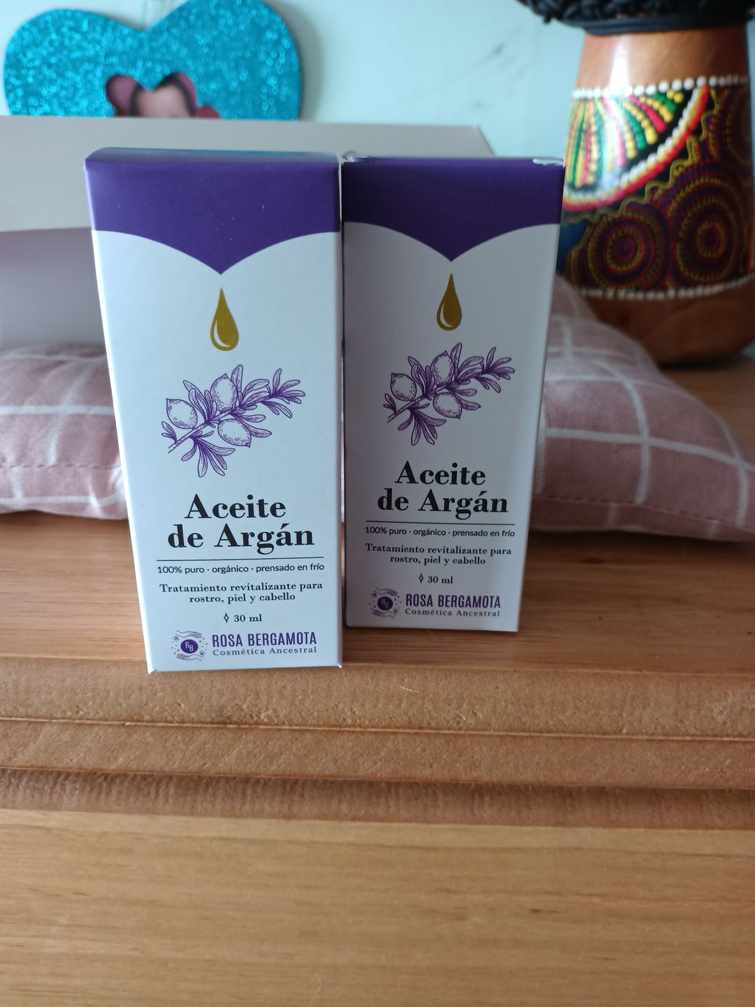 Customer photo review of Pack 2x Aceite de Argán 100%puro 50ml