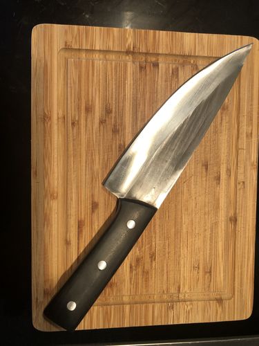 Customer photo review of Handgeschmiedetes Allzweckmesser