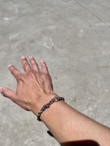 Customer photo review of Rope Bracelet (Silver) 5mm