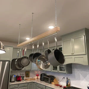 Customer photo review of Slim James Hanging Rack - Birch Ply