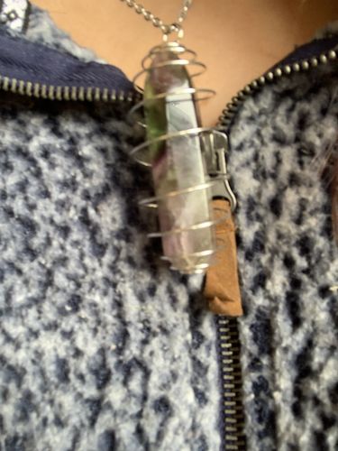 Customer photo review of Mini Fluorite Wands: Choose Your Fav 💎