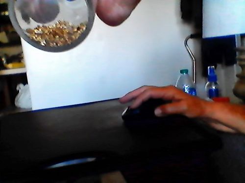 Customer photo review of Treasure Paydirt Surprise '300 GRAM GOLD HUNT' - Gold Paydirt Panning Concentrates