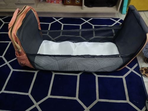 Customer photo review of Sac à langer lit nomade - Passion Bébé