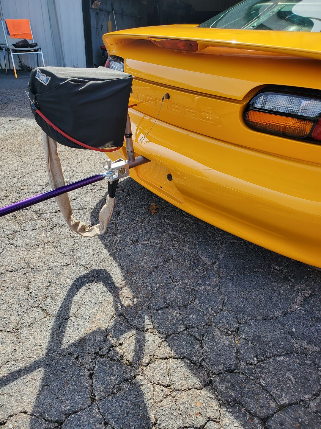 Customer photo review of Billet Push Bar Kit (For Motion Parachute Mount Clevices)