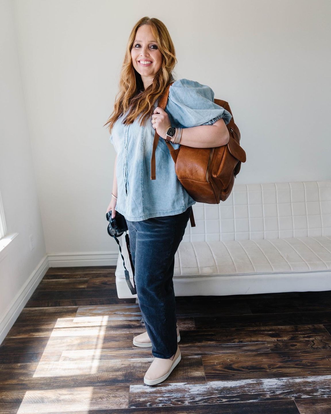 Customer photo review of The Jenessa - Our Full Size Camera Backpack