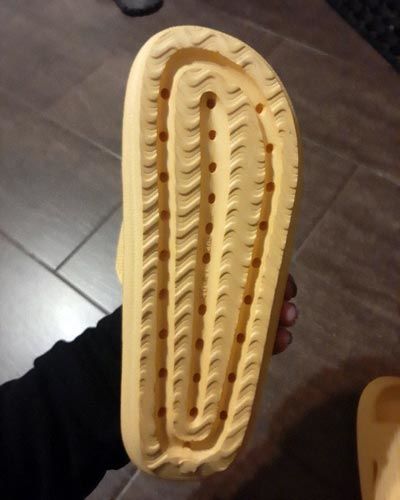 Customer photo review of Claquettes Anti-douleurs Femme Homme - Pantoufles à Mémoire de Forme