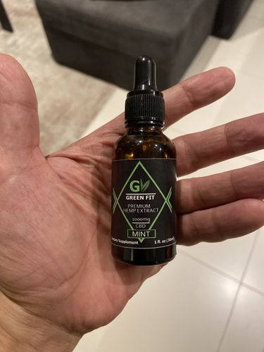 Customer photo review of CBD Greenfit 1000mg