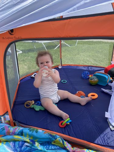 Customer photo review of Pop N' Go® Playpen