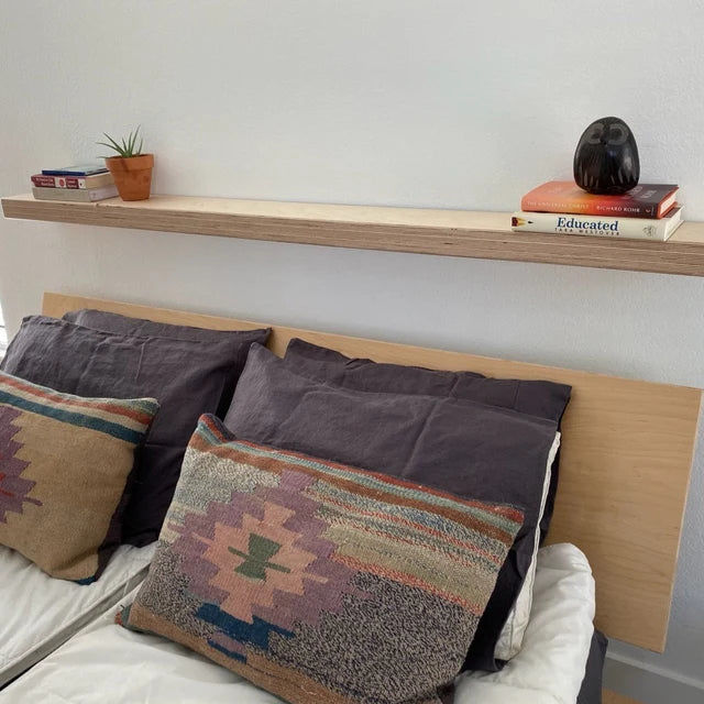 Customer photo review of Baltic Birch Plywood Floating Shelf