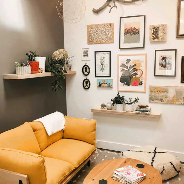 Customer photo review of Baltic Birch Plywood Floating Shelf