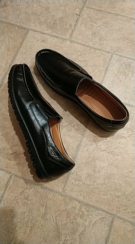 Customer photo review of Men Casual Genuine Leather Loafers Shoes