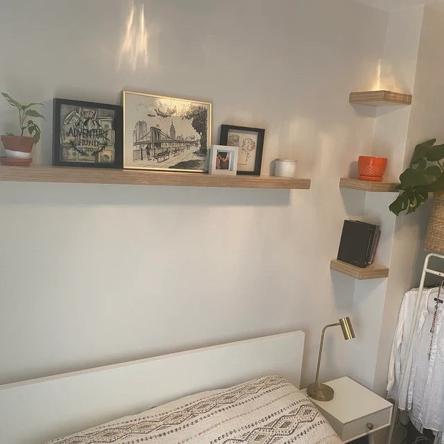 Customer photo review of Square Corner Shelf