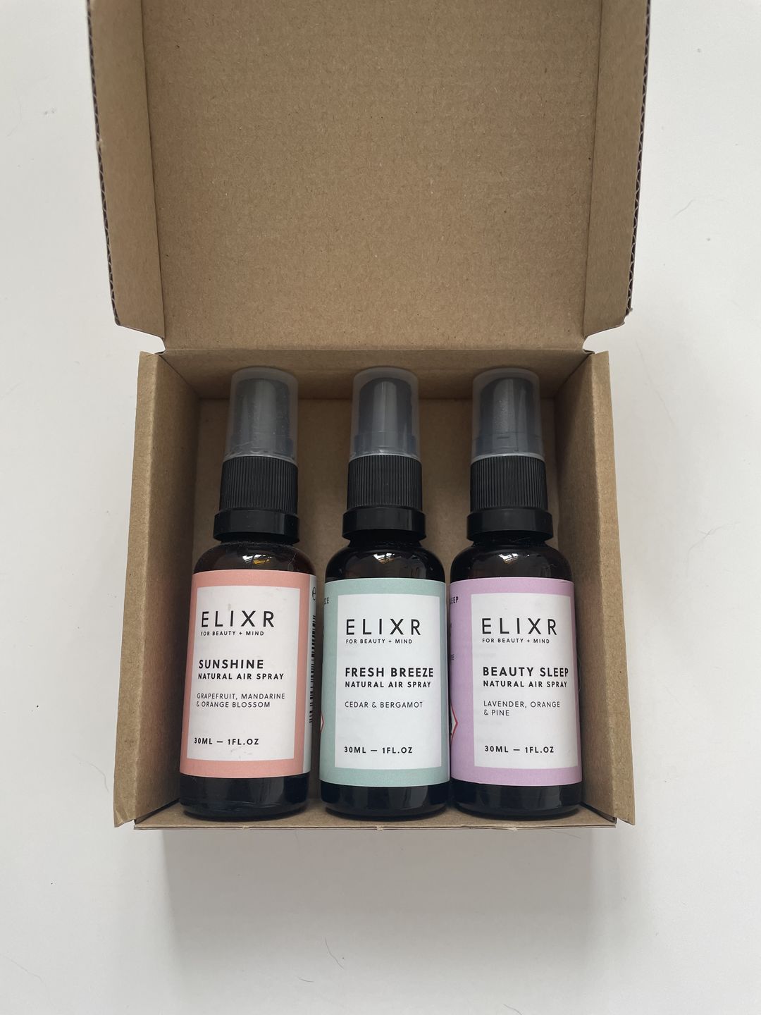 Customer photo review of Airsprays 3er Set - Beauty Sleep, Sunshine & Fresh Breeze