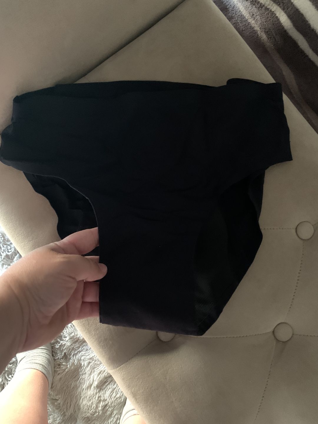 Customer photo review of Culotte Menstruelle Nina sans coutures (taille haute)