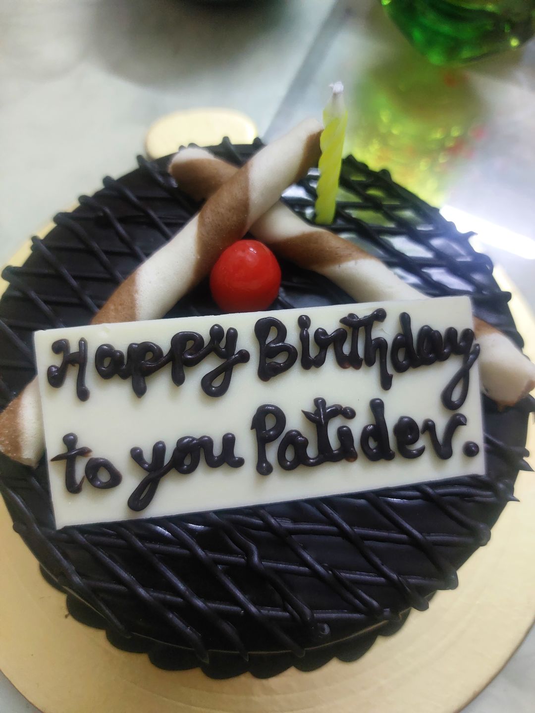 Customer photo review of Side Workaholic Cake