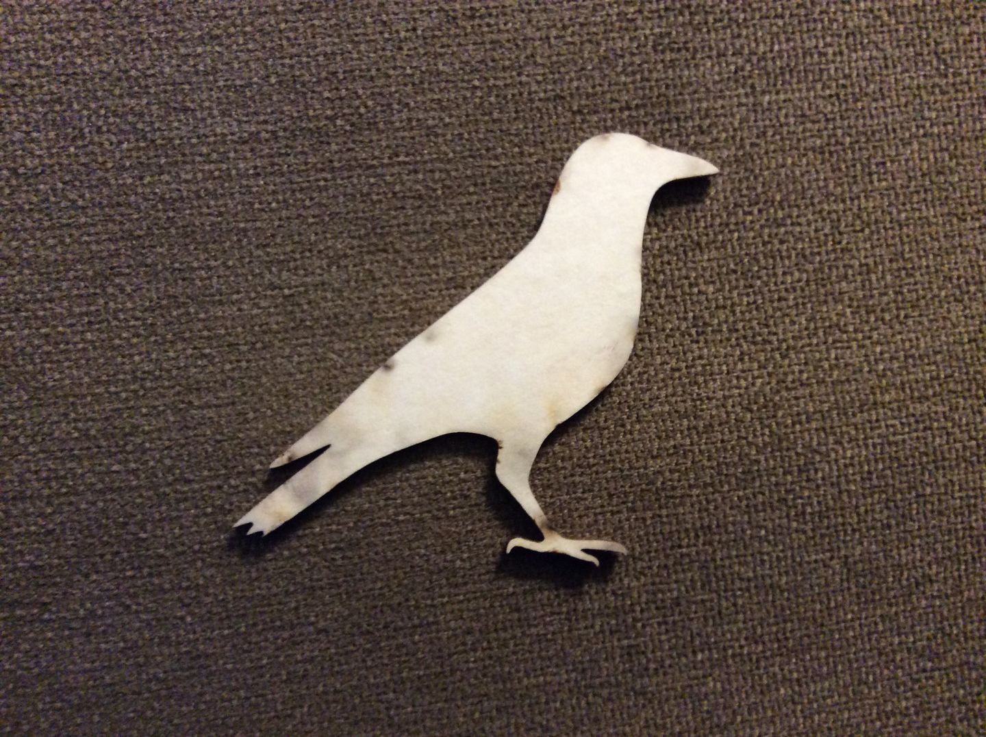 Customer photo review of Unfinished Wooden Crow Shape - Bird - Wildlife - Craft - up to 24" DIY