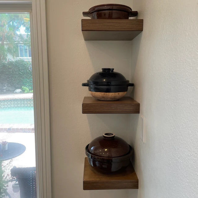 Customer photo review of Square Corner Shelf
