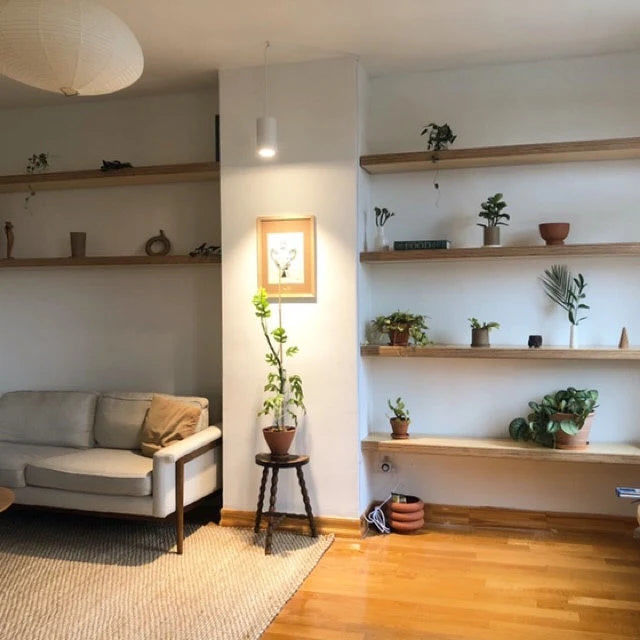 Customer photo review of Baltic Birch Plywood Alcove Shelf