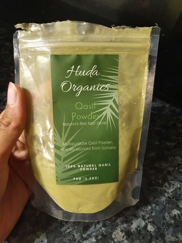 Customer photo review of Qasil Powder for Hair and Skin, Organic Qasil Powder, Qasil Powder for Face, Pack of 1, 70gm
