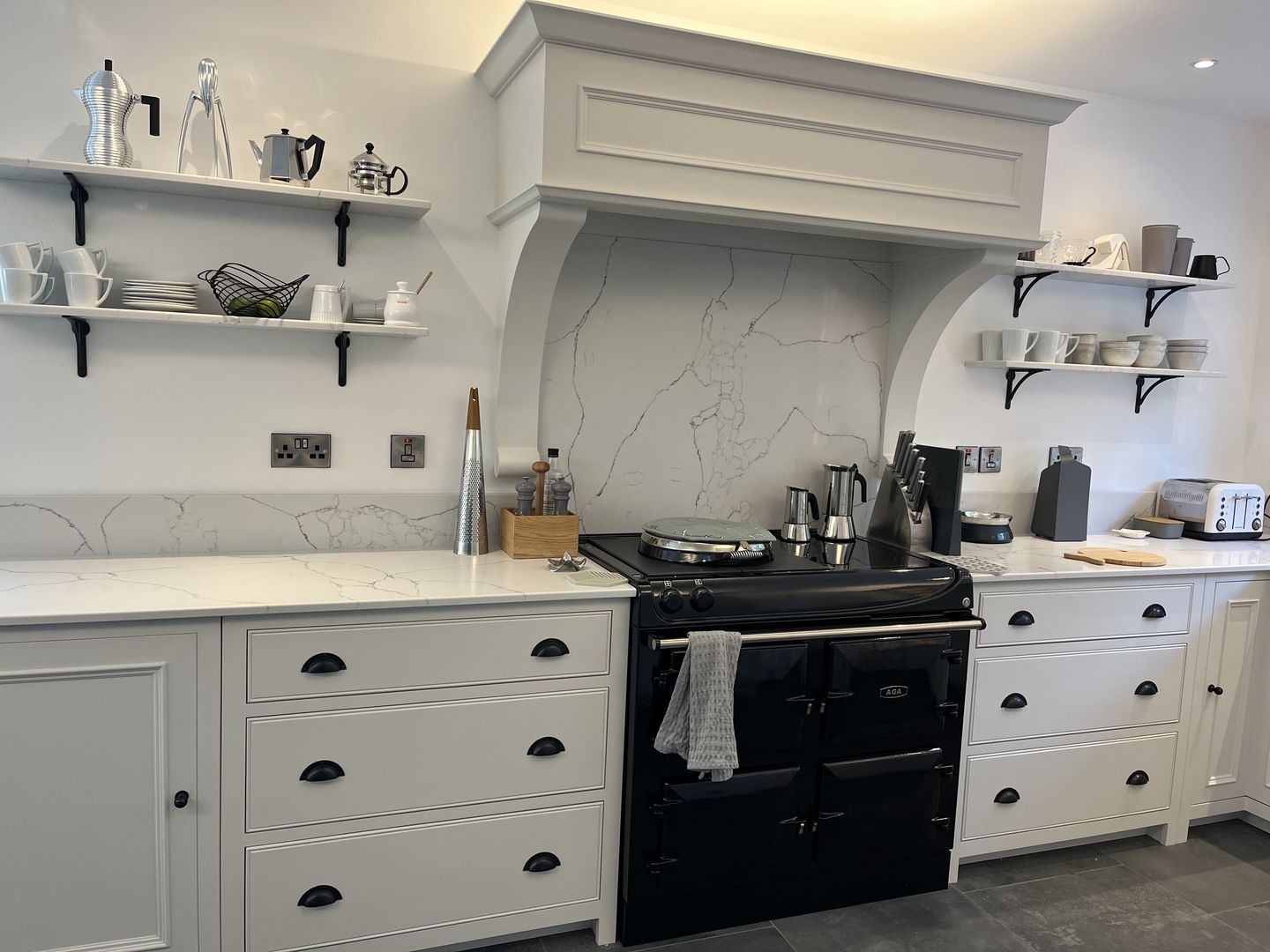 Customer photo review of 7 Inch Ironbridge Cast Iron Shelf Bracket