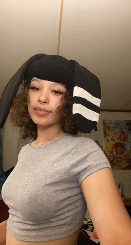 Customer photo review of Rabbit Ski Mask Bunny Balaclava