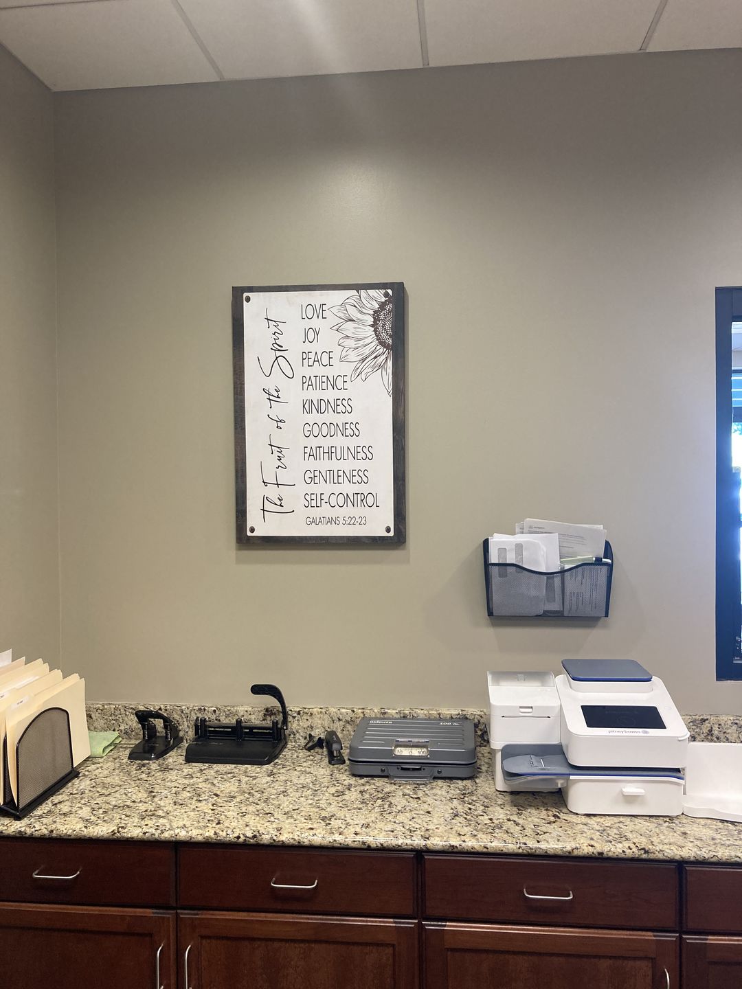 Customer photo review of Fruit of the spirit Galatians 5:22-23 canvas wall art