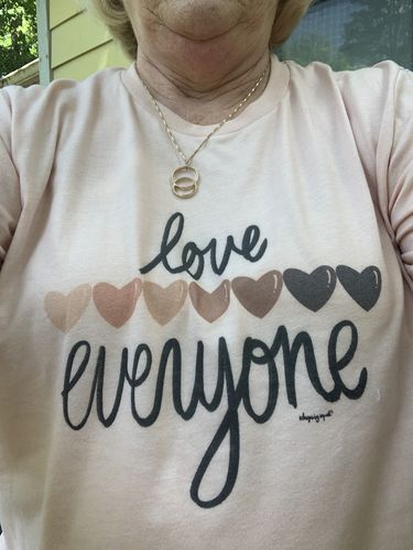 Customer photo review of Love Everyone (Hearts)