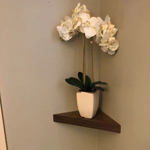 Customer photo review of Boomerang Corner Shelf