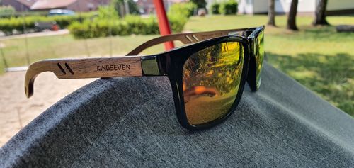 Customer photo review of BAMBOO™ - 2022 Sonnenbrille Handgefertigt aus Edlem Naturholz