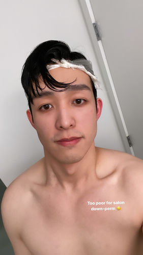 Customer photo review of Down Perm Kit