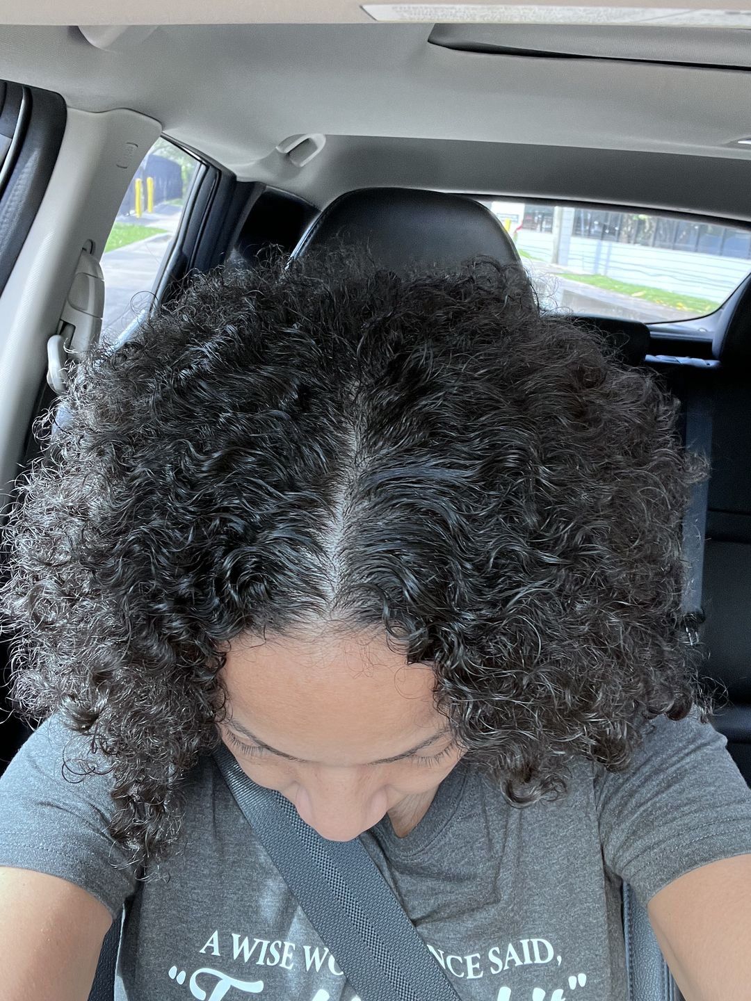 Customer photo review of Natural Color Water Wave Micro Loop/ Micro links I-Tip Hair Extension