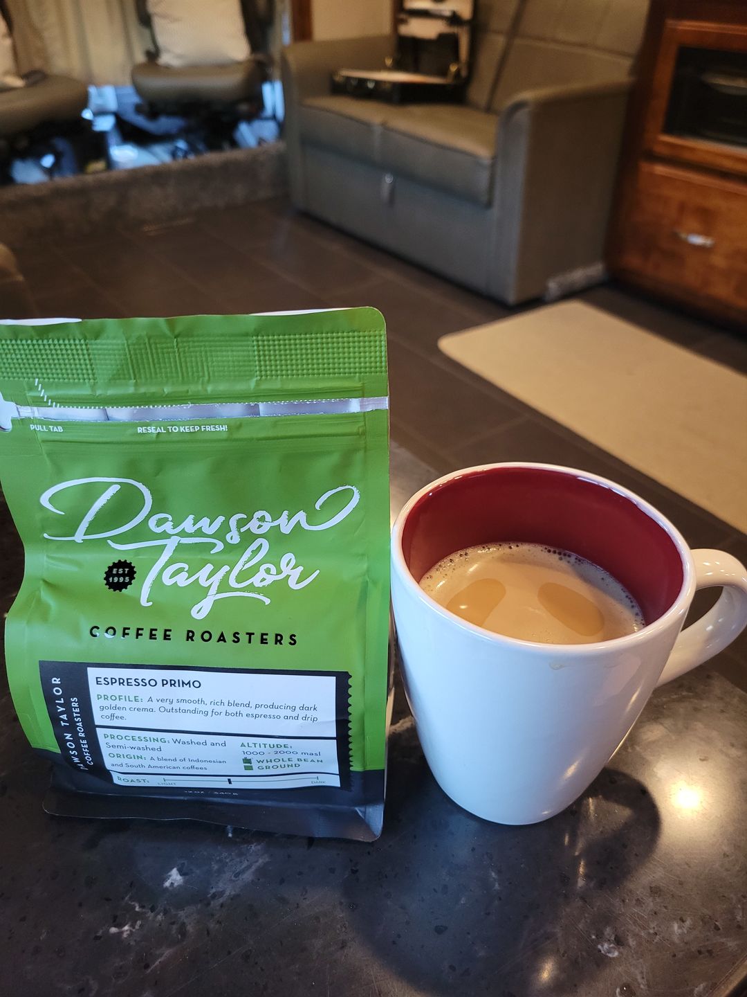 Customer photo review of Espresso Primo