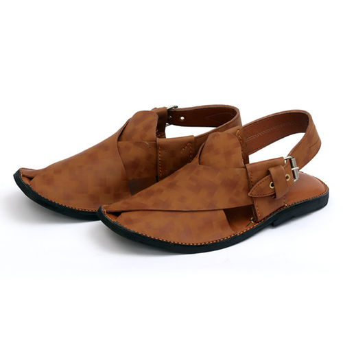 Customer photo review of Handmade Peshawari Chappal ( Camel )