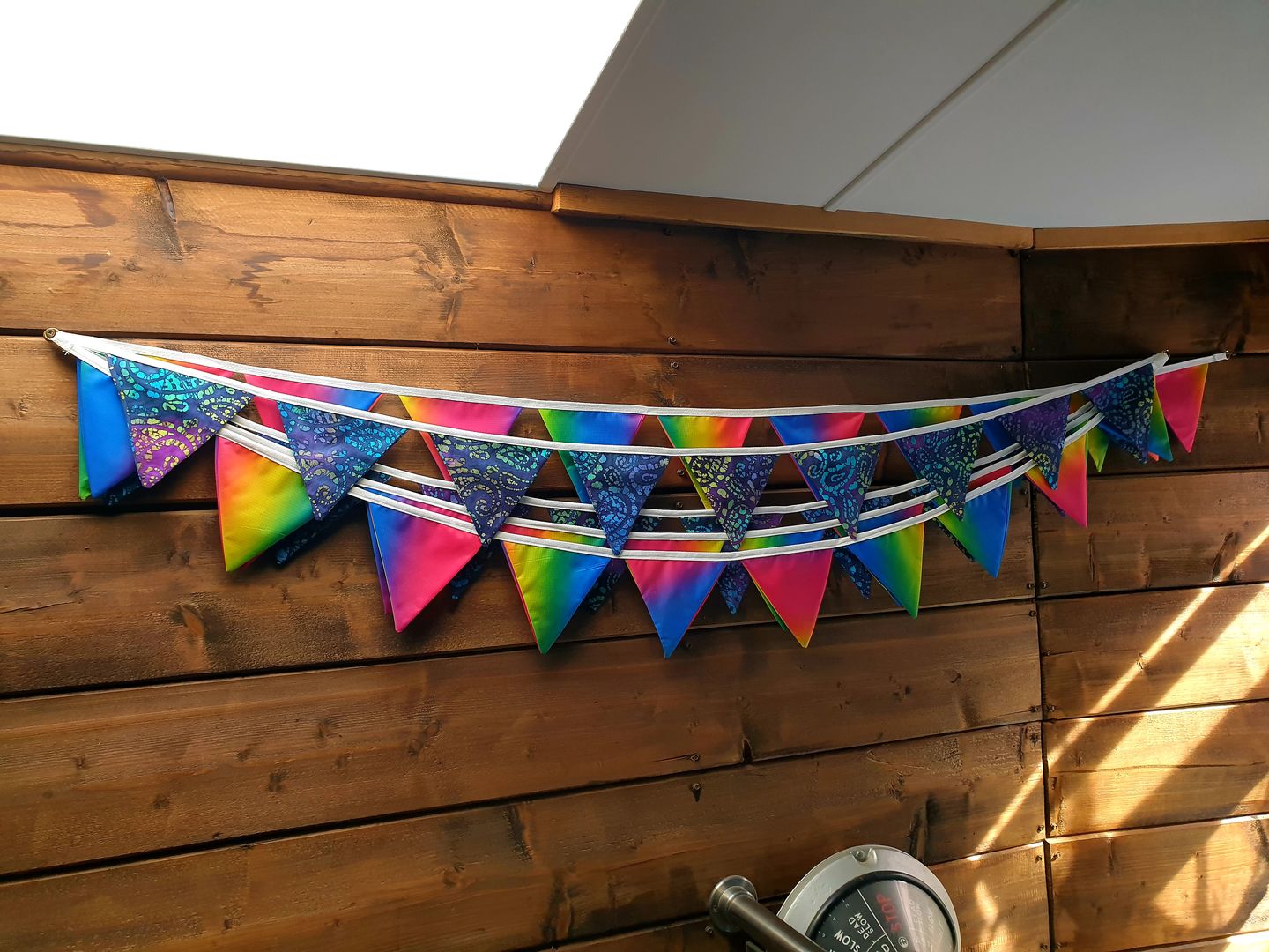 Customer photo review of Rainbow Water Resistant Ripstop Fabric