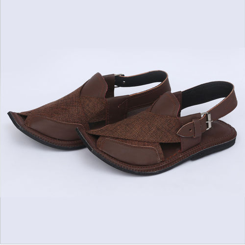 Customer photo review of Handmade Peshawari Chappal ( Coffee )