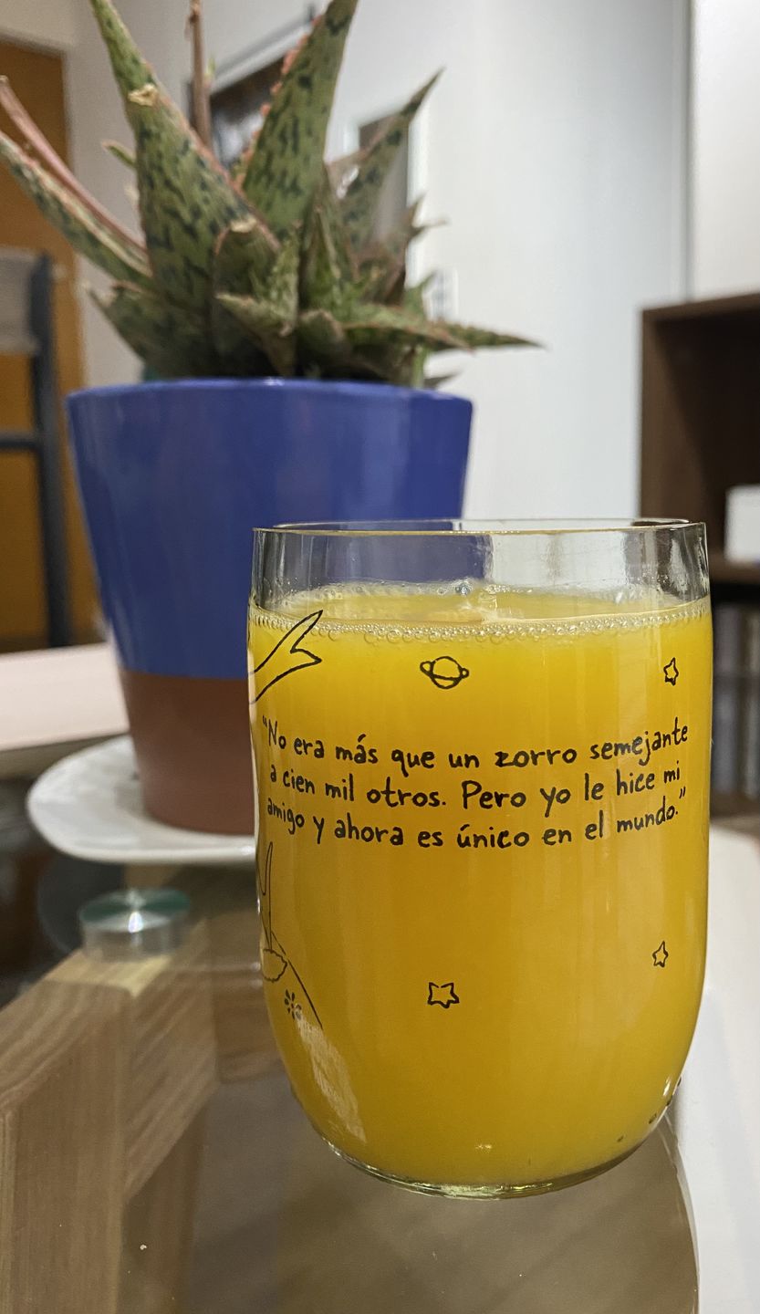 Customer photo review of El Principito Mini Juego de Vasitos 200 ml
