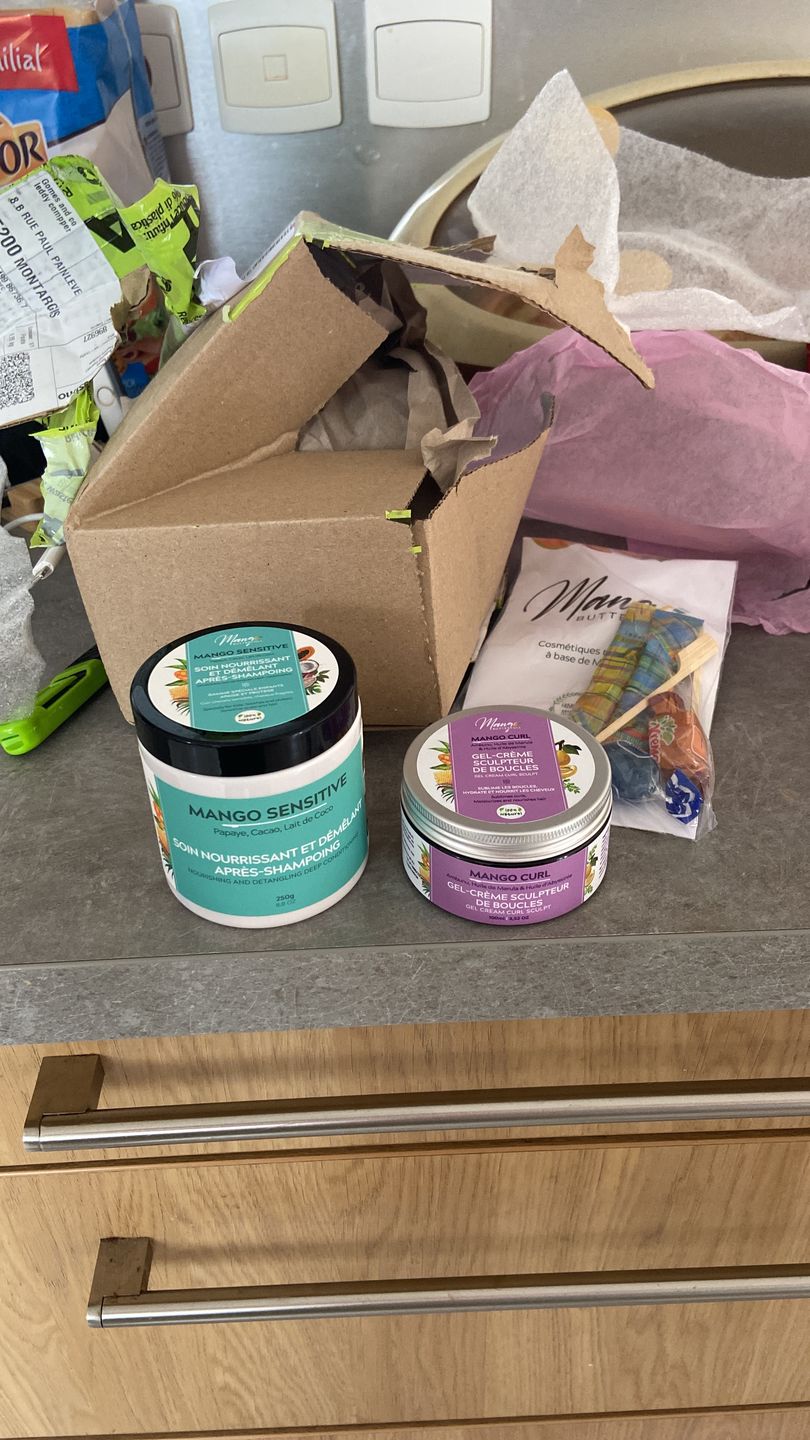 Customer photo review of Soin nourrissant et démêlant après-shampoing