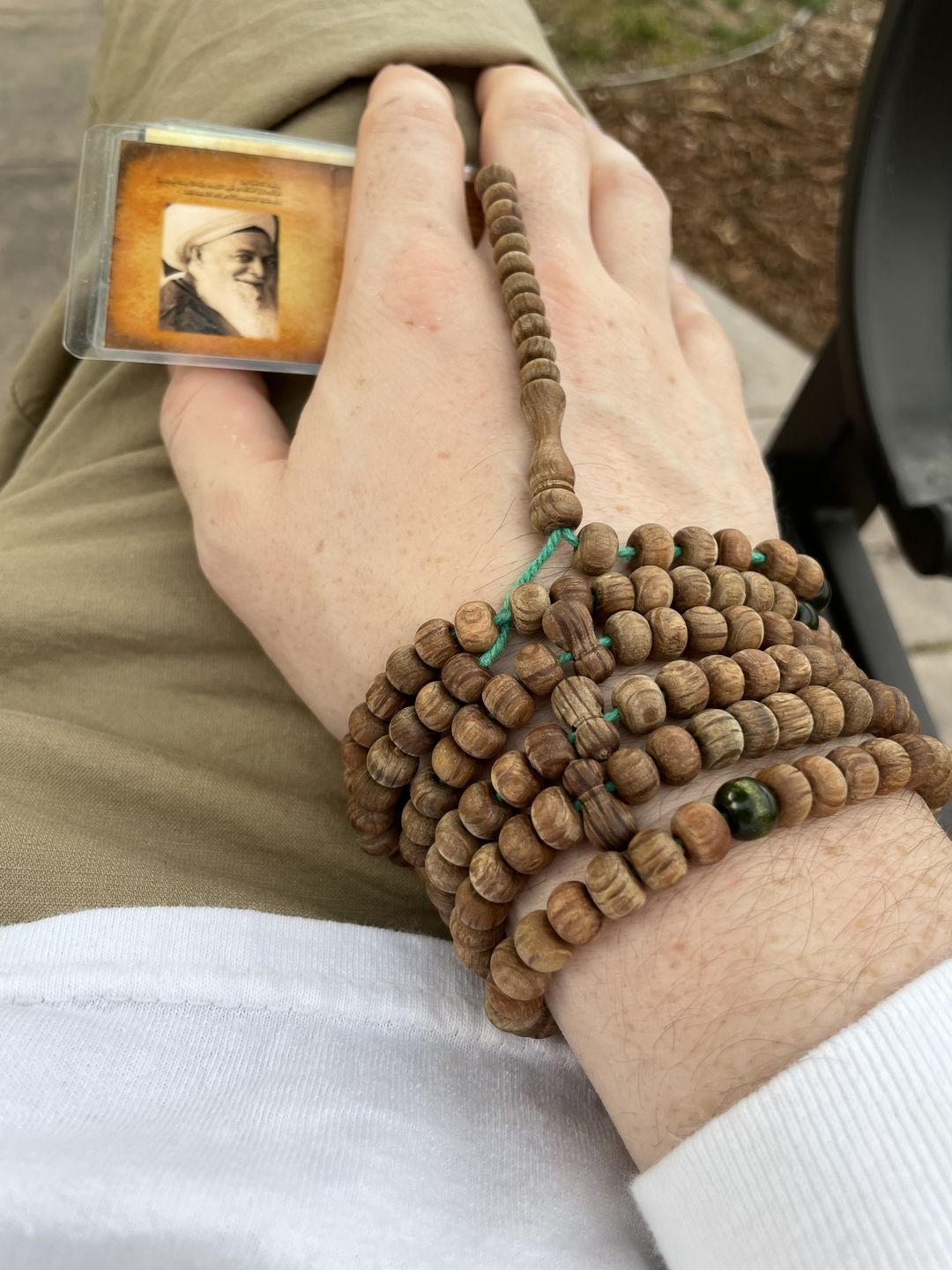Customer photo review of Tasbih 200 Wood beads Turkish Naqshbandi style