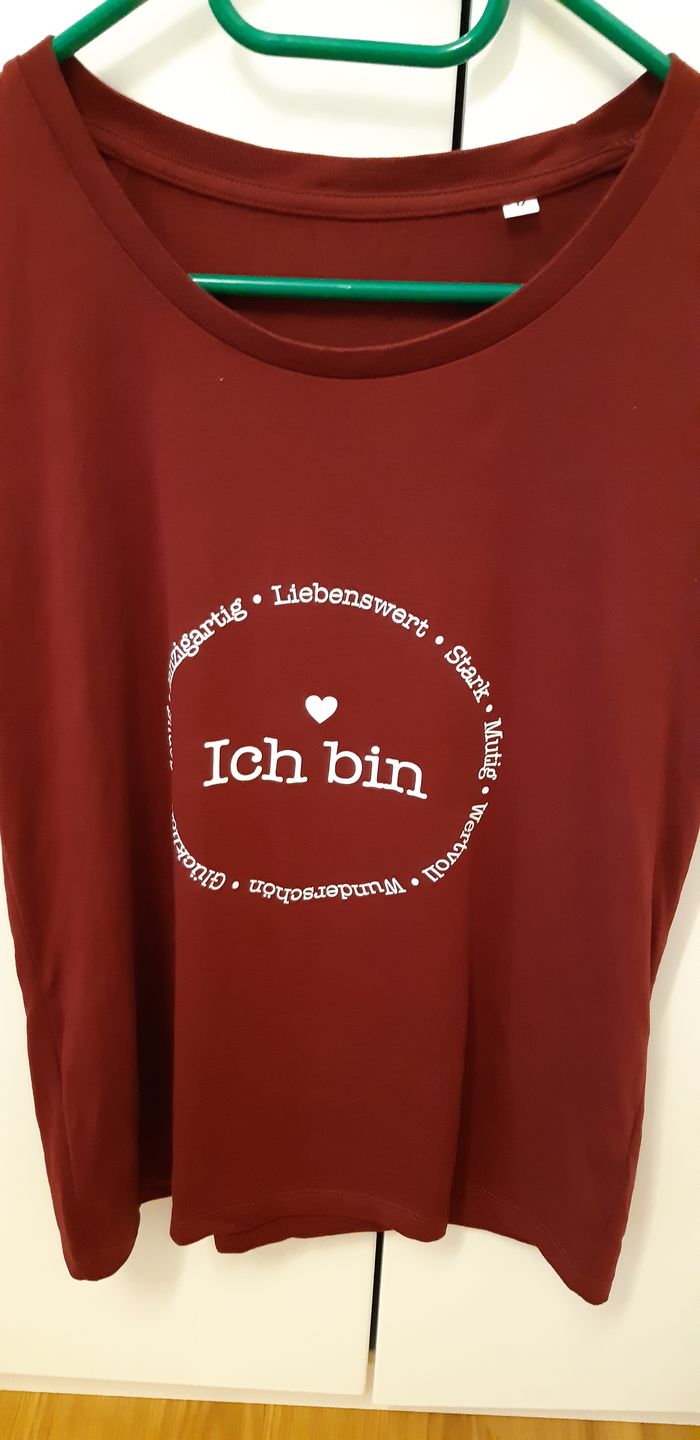 Customer photo review of Ich bin 100% Bio T-Shirt