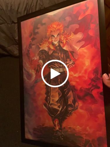 Customer video review of 3D Transition [Blazing Demonic Showdown] Lenticular Print