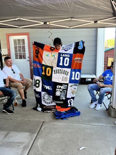 Customer photo review of Classic T-Shirt Blanket