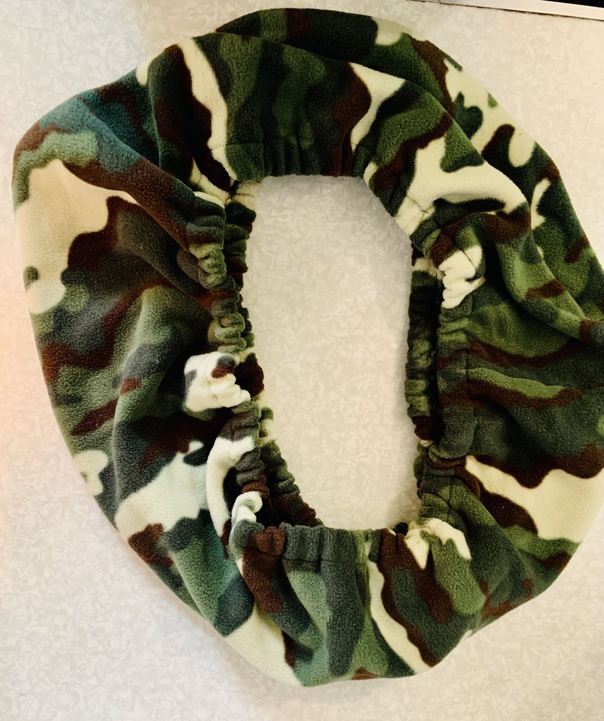 Customer photo review of Camo Anti Pill Polar Fleece Fabric