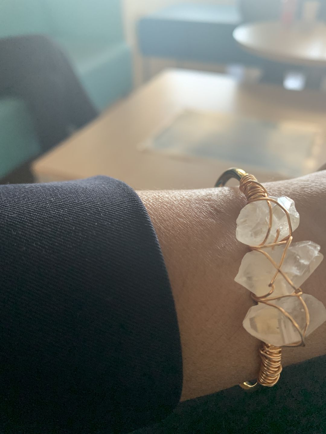 Customer photo review of Bracelet "Magicienne" en Cristal de roche