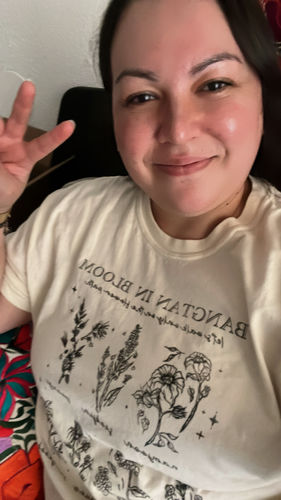 Customer photo review of BTS Bangtan in Bloom Tshirt
